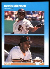 Kevin Mitchell 1987 Fleer Update #U-82 Giants MLB READ FREE SHIP AutographDen