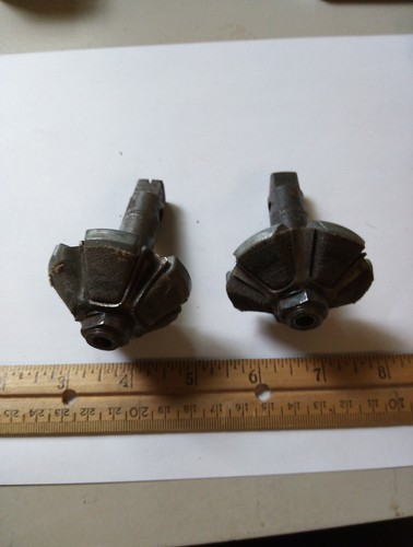 2-Vintage 45 degree Cutter Chamfer tool 2" Diameter Replaceable Stone ,CRAFTSMAN