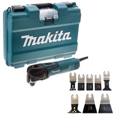 Makita TM3010CK/2 Oscillating Multitool 240V/320W with 8 Piece Accessories Set