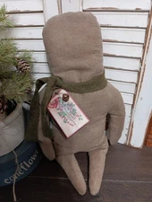 Primitive Folk Art Gingerbread Doll  Vintage Looking