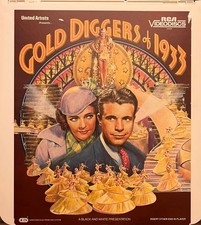 Vintage RCA SelectaVision CED Gold Diggers of 1933 Videodisc Movie 03408