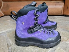 BOREAL (Spain) Purple Suede G-1 Mountaineering Climbing Hiking Boots ~ Size 12