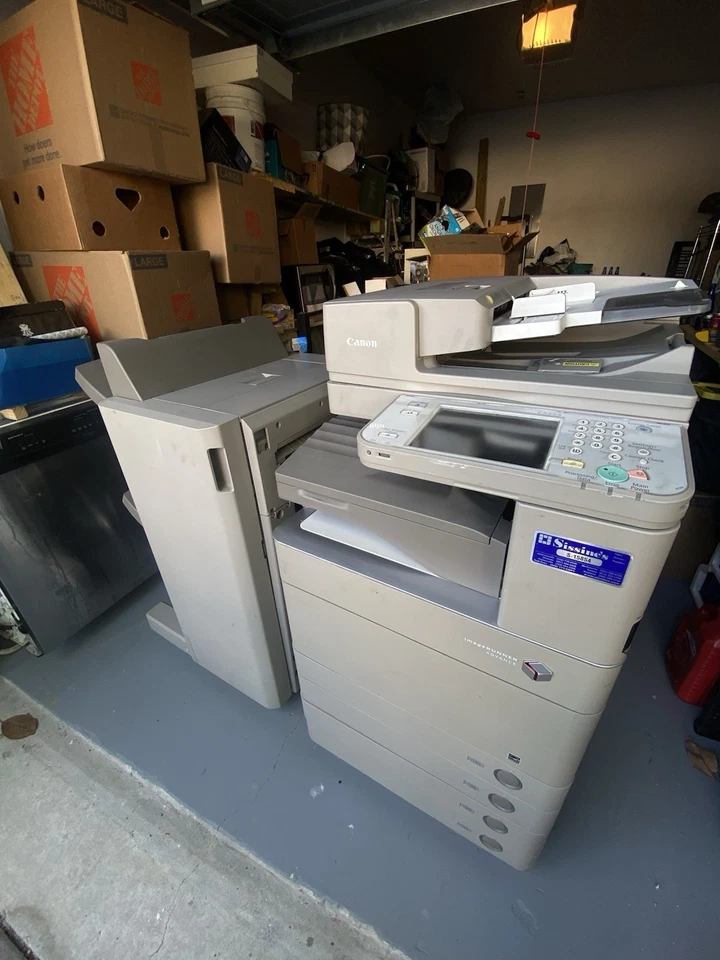 Copiadora/impressora colorida Canon Imagerunner Advance C5255, 55ppm com acabamento de grampeador - Imagem 2 de 4