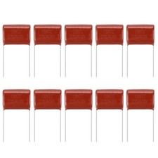 50pcs CBB22 Capacitor 400V 225J 2.2UF Metallized Polypropylene Film Capacitors