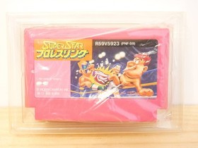 Superstar Pro Wrestling Nintendo Famicom Japan Import F/S FedEx DHL Tested