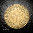 1980 Vintage New York City Subway Transit Token, Ny630At, #15r