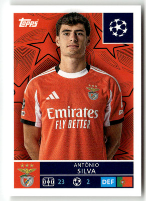 Topps Champions League Sticker 2025-26 No. 556 Antonio Silva