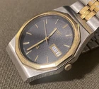 Vintage Men’s Seiko SQ Watch Day/Date  5H23-6220 (Just Needs a Battery - Runs)