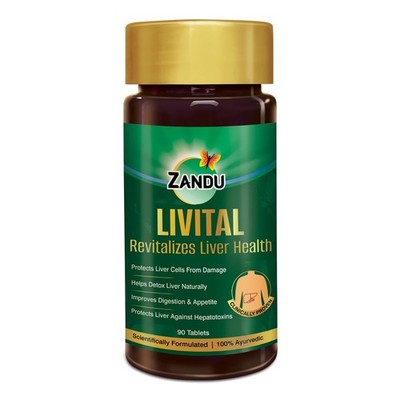 Zandu Livital 90 Tablets For Liver Health Digestion Appetite & Metabolism