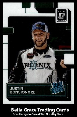 2023 Panini Donruss Racing Justin Bonsignore #11 Kenneth Massa Motorsports Optic