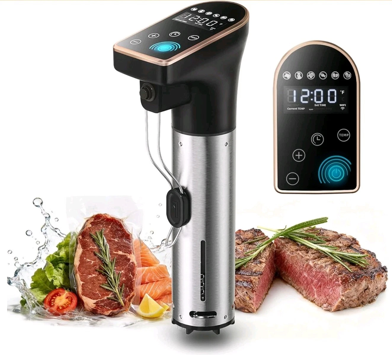 Sous Vide Precision Cooker 1300W, IPX7 Fully Waterproof Sous Vide Machines,...
Opens in a new window