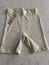 Skims Ribbed Cotton Boxer Shorts Size XS-New with tags