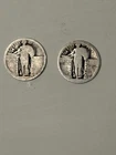 Standing Liberty Quarter 1917-1930 - 90% Silver -  Worn