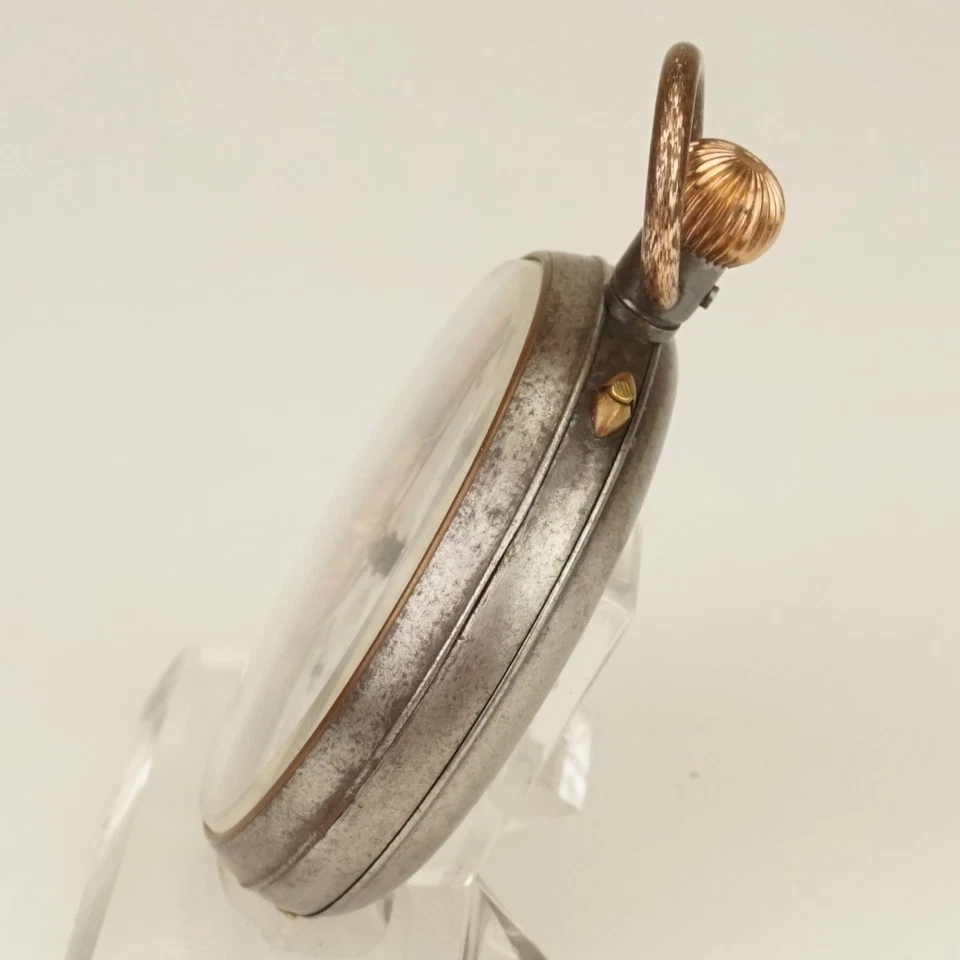 WORKING! Chronograph Military SHIP DIVISION Pocket Watch Men's no fusee repeater - Image 4 of 4