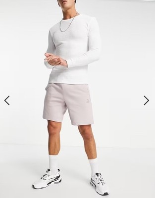 Puma Classics Herren Tech Shorts Cloud Grey leicht schweißableitend neu mit Etikett