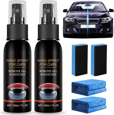 Nurafix Auto Spray Kratzer Entfernen, Nano Spray Auto, Quick Effect Coating Agen