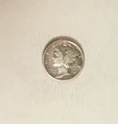 1925-S Mercury Silver Dime grades VF, Scarcer Coin.