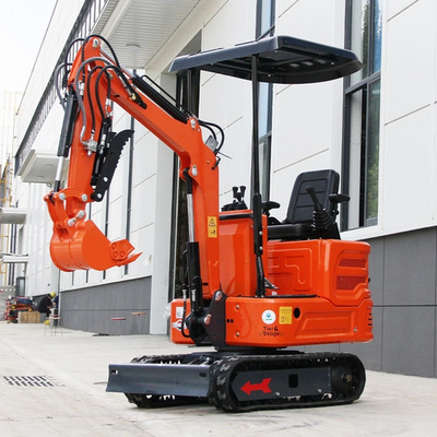 #ad 1 Ton Mini Excavator 13.5HP Bamp;S Gas Engine Crawler Digger with Hydraulic Thumb $4599.00