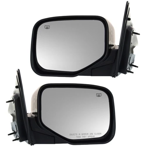 Mirror Set Of 2 For 2006-2014 Honda Ridgeline Heated Primed Left And Right