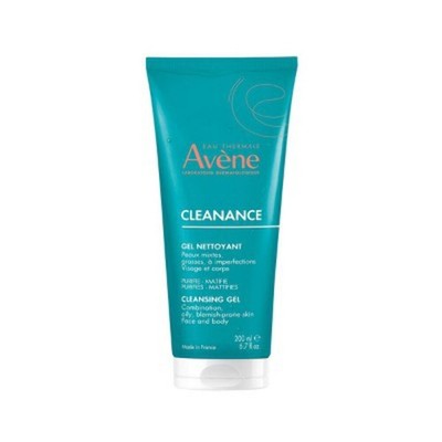 Avene Cleanance Cleansing Face and Body Gel for Acne Prone & Oily Skin 6.7 fl oz