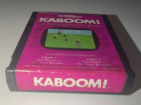 Kaboom! (Atari 2600) Cleaned & Tested 
