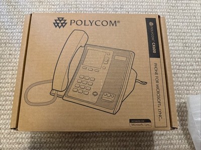 Polycom CX600 IP Phone Microsoft Lync PoE 2200-15987-025 Open Box New