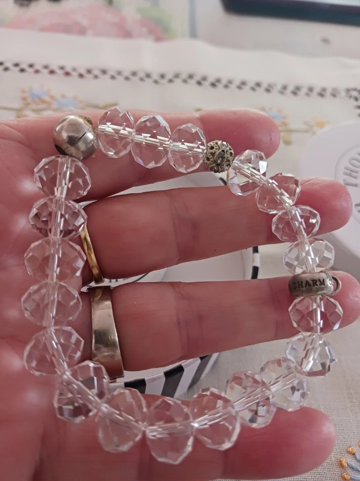 Pulsera grande de cristal Thomas Sabo. Precioso estado. Foto 2 de 4