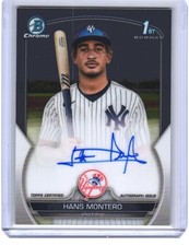 2023 Hans Montero Bowman Chrome 1st Bowman Auto RC #CPA-HM (H1159) $6 MAX SHIP