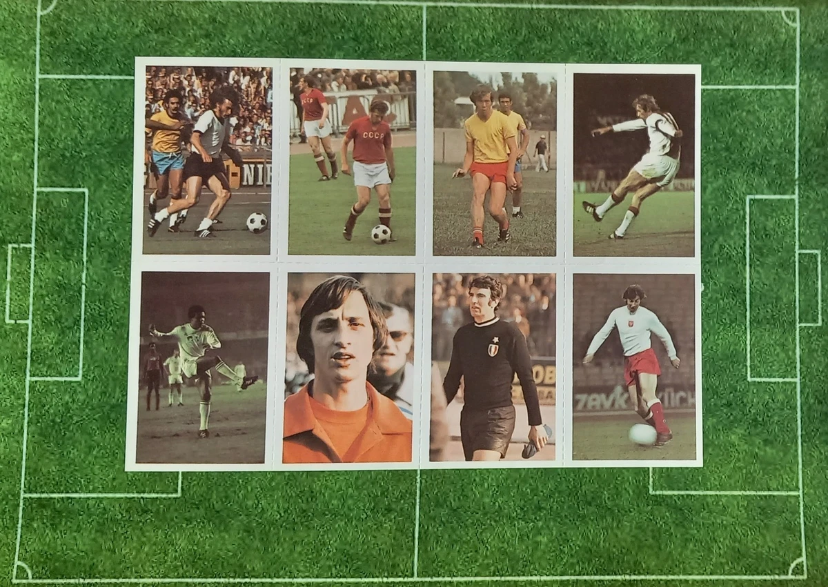 Supplément du Pif gadget N° 275, l'album La coupe du monde de football 1974 + set de 4 images - Livres