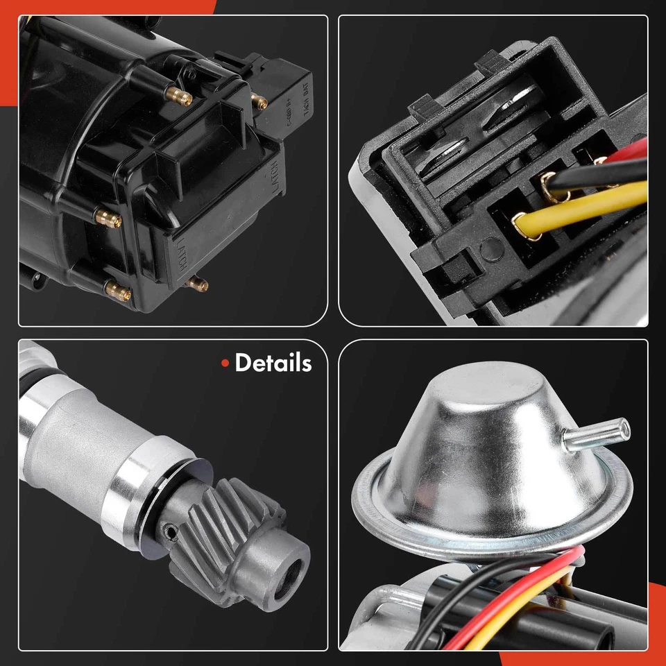 Distribuidor de encendido con tapa y rotor para Buick Regal 1977-1987 Cadillac Chevy GMC Foto 4 de 4