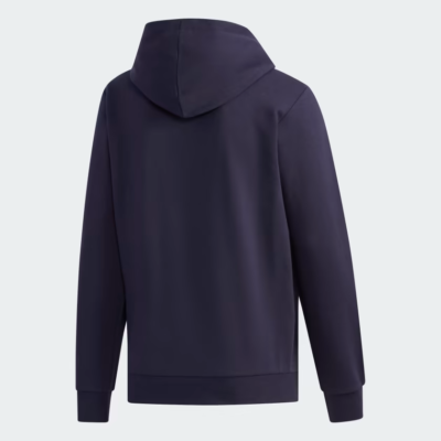 NWT New Adidas XL Blue Navy Color block Hoodie Adjustable Hood