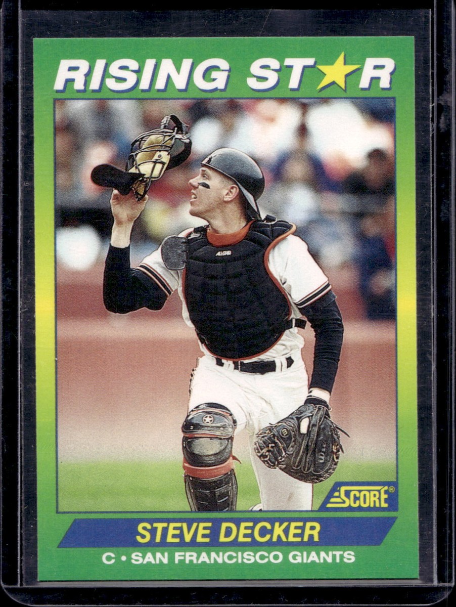 1992 Score 100 Rising Stars Steve Decker #56 - San Francisco 1992 Score 100 Rising Stars Steve Decker #56 - San Francisco