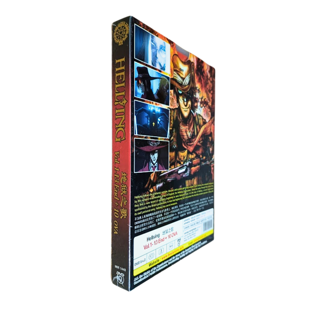 Hellsing (1-13 End + 10 OVA) Complete TV Series DVD Anime [English