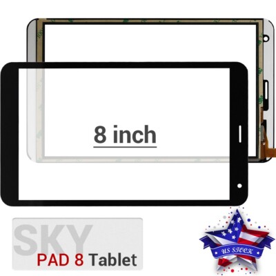 For Sky Devices Pad 8 (Pro) Tablet 8 inch Digitizer Panel Touch Screen Glass