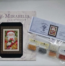 Santa Mirabilia Beaded Cross Stitch Chart and Mill Hill Embellishment Bead Pack