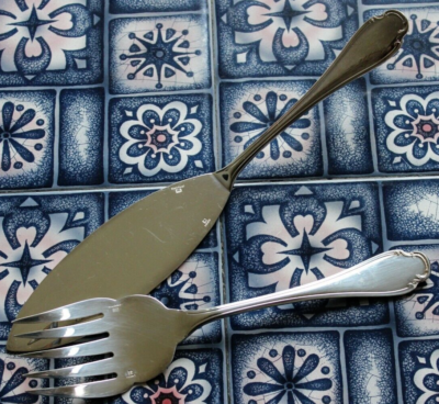 Christofle Couverts de service Poisson métal argenté era WMF Christofle Couverts de service Poisson métal argenté era WMF