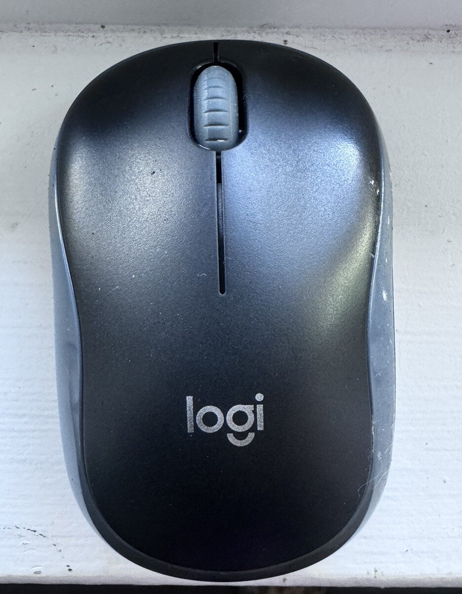 Logitech M185 Wireless Mouse Black MR0085 1.5V 100mA USA Compact Reliable