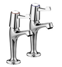 Bristan Lever High Neck Pillar  Taps - VAL2 HNK C CD