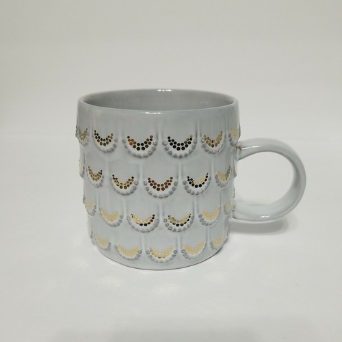 Starbucks Cup Mermaid White With Gold Scales Mug 10 oz Anniversary 2016 Scales - Picture 4 of 9