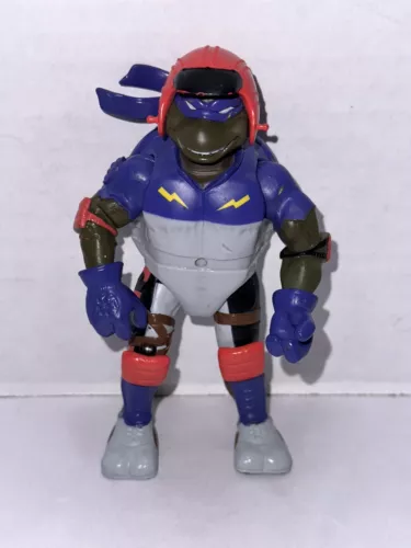 Vintage TMNT Teenage Mutant Ninja Turtles Biker Don Donatello 2003 Action Figure