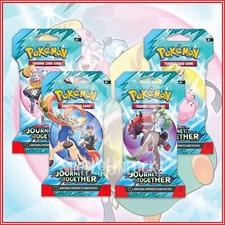 Pokemon TCG: Scarlet  Violet JOURNEY TOGETHER Sleeved Booster Bundle 4 Arts
