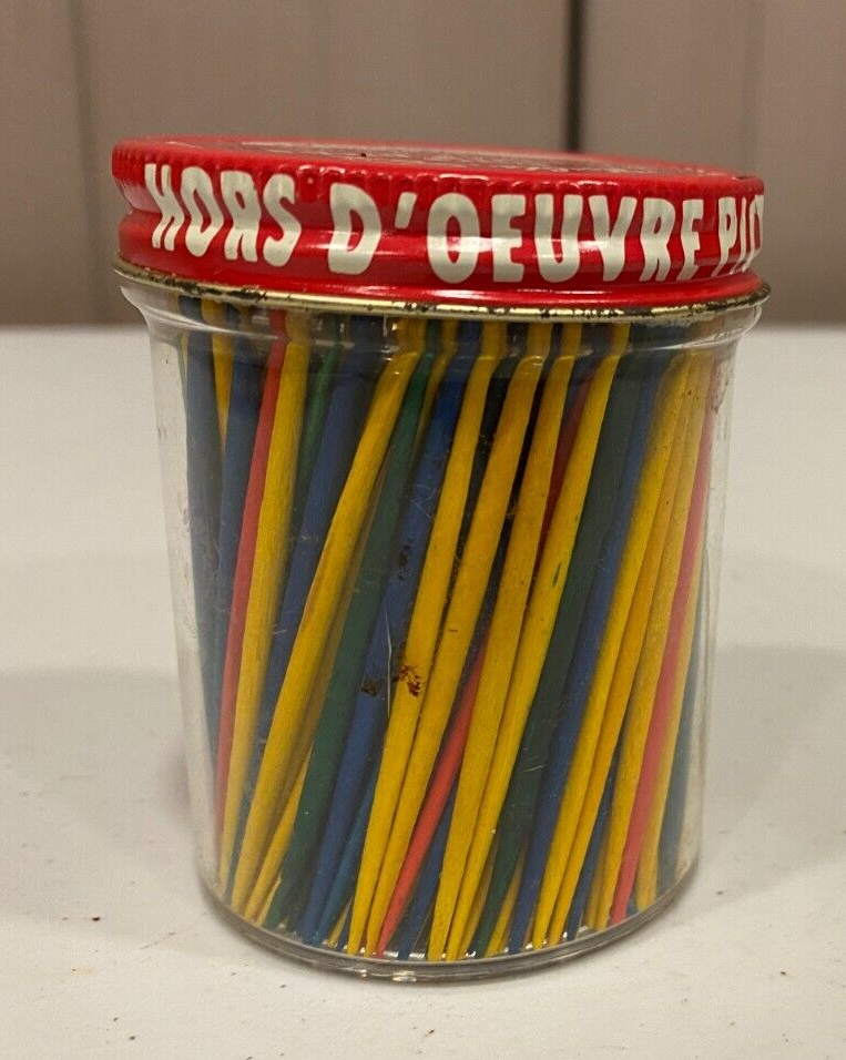 Vintage Advertising Wilton Maine Worlds Fair Hors d’oeuvre Picks Toothpicks Jar eBay
