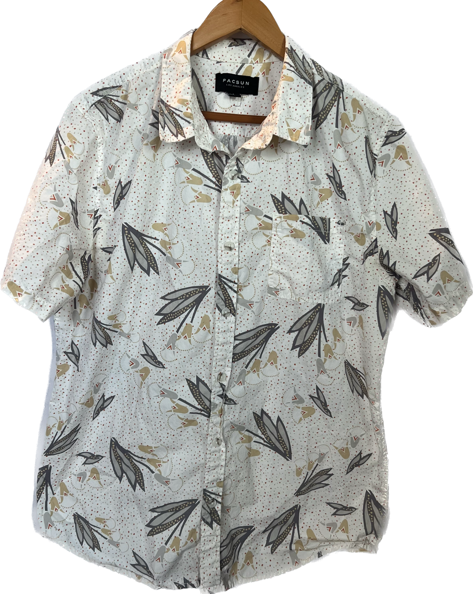 Pacsun Los Angeles Mens Button Down Short Sleeve Shirt Casual Collared Cotton L | eBay Pacsun Los Angeles Mens Button Down Short Sleeve Shirt Casual Collared Cotton L | eBay