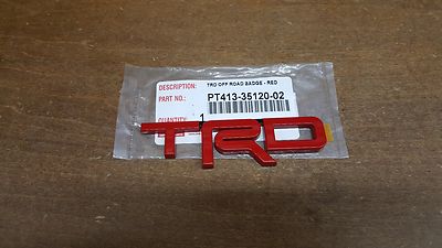 Trd Badge In Red For Tacoma - Service. Exterior Emblem. | Part - Foto 4