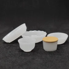 1:12 Scale Dollhouse Miniatures Dish Set Plate Bowl Silicone Molds Kitchen Decor