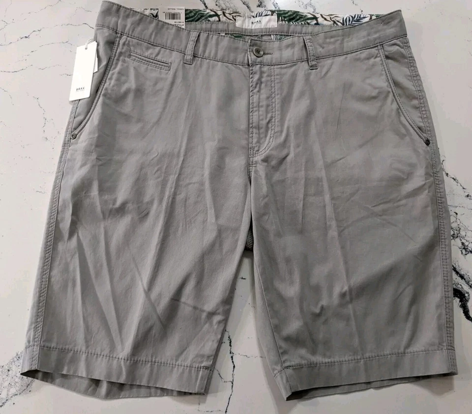 Bermudas chinas elásticas Bari estilo ajuste regular Brax lavadas talla 38 nuevas con etiquetas