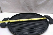 Cast Iron Griddle Precision Induction NonStick 14x10" w/Oil drip *NEW  Nuwave