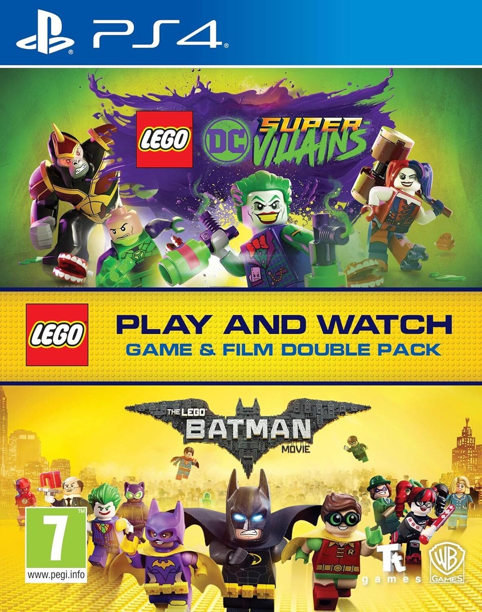 LEGO DC Super-Villains Game Film Double Pack PS4 5051892224734