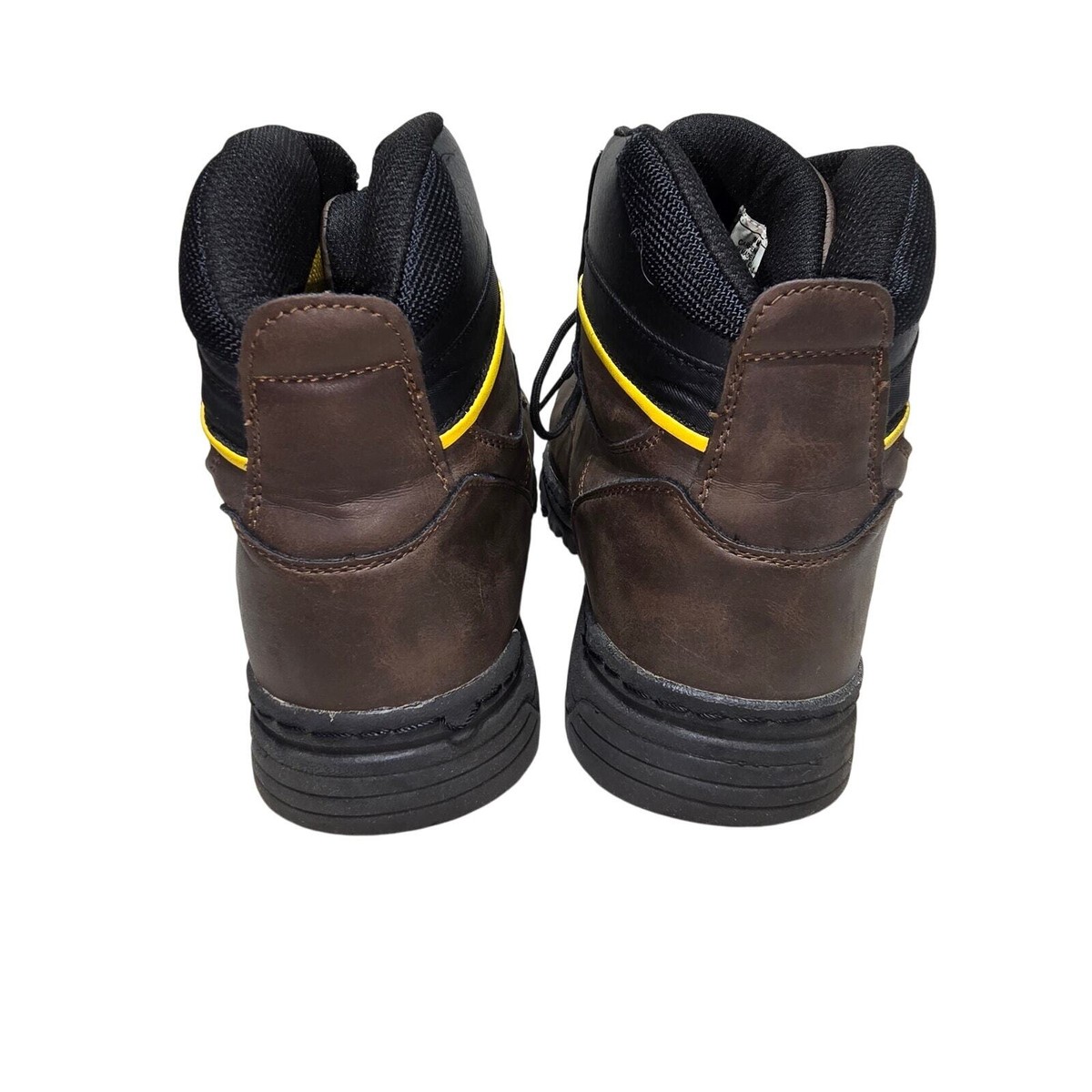 Coleman Mens Brown Carpenter Steel Toe Work Boots ASTMF2413