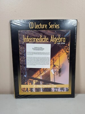 CD Lecture Series: Intermediate Algebra Third Edition by K. Elayn Martin-Gay 